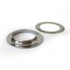 www.easygraphic.co.uk 100 sets Stainless-Steel curtain eyelets in Silver colour. 40x60mm. Non-rust