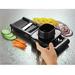 Simposh Multi Grater Kitchen Mandoline Plastic in Black | 3.5 H x 4.3 W x 12.3 D in | Wayfair SP03