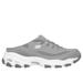 Skechers Women's D'lites - Resilient Shoes | Size 11.0 | Gray/White | Leather/Textile/Synthetic