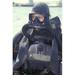 Navy SEAL combat swimmer wearing a closed circuit rebreather Poster Print (22 x 34)