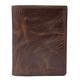 Fossil Wallet for Men Derrick, 100% Leather Bifold Dark brown 10 cm L x 2.5 cm W x 13 cm H ML3686201