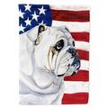 USA American Flag with English Bulldog Garden Flag