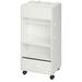 Rebrilliant Rische Honey-Can-Do Craft Storage Cart in White | 33.75 H x 18 W x 16 D in | Wayfair CRT-06342