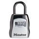 Locking Combination 5-Key Steel Box, 3 1/2w x 1 5/8d x 4h, Black/Silver