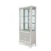 Michael Amini Hollywood Loft Curio Cabinet w/ Lighting Wood/Glass in Gray | 76.5 H x 32.25 W x 17 D in | Wayfair 9001605-104