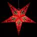 Hometown Evolution, Inc. Ganasha Paper Star Light in Red | 24 H x 24 W x 10 D in | Wayfair S220