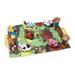 Melissa & Doug Fabric Playmat Fabric in Brown/Green | 8.4 H x 11.75 W x 4.6 D in | Wayfair 9216