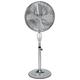 Aironic (TM) 16 Inch Chrome Pedestal Floor Fan 3 Speed with Remote Control