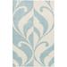 Blue/White 90 x 60 x 0.5 in Area Rug - Candice Olson Rugs Paradox Hand-Knotted Wool Rug Wool | 90 H x 60 W x 0.5 D in | Wayfair PRX1003-576