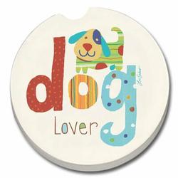 CounterArt Absorbent Stone Dog Lover Car Coaster Stoneware | 0.3 H in | Wayfair 92214