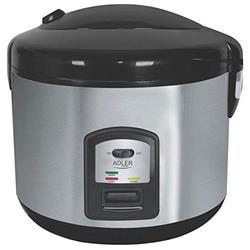 Adler Rice Cooker Pot with Capacity of 1.5 liters AD 6406, Silver, Black