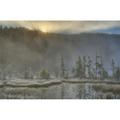 Posterazzi Early Morning Mist Over A Small Pond Along The Rock Lake Road As Sun Shines Through The Fog Algonquin Park - Ontario Ca 1 Poster Print - 19 x 12 in.