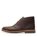 Clarks Men's Bushacre 2 Chukka Boot, Dark Brown, 8 UK