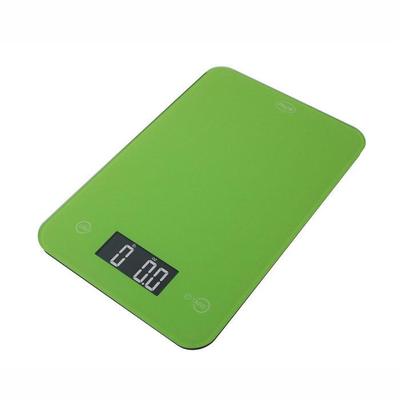 American Weigh Digital Glass top Kitchen Scale, 5000 Grams, Lime Green, 1 ea