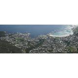 Aerial view of Camps Bay seen from Table Mountain Cape Town Western Cape Province South Africa Poster Print (27 x 9)