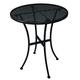 Bolero Black Steel Patterned Round Bistro Table Restaurant Bar Cafe