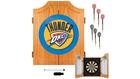 Trademark Global NBA Licensed Dart Board Cabinet Set