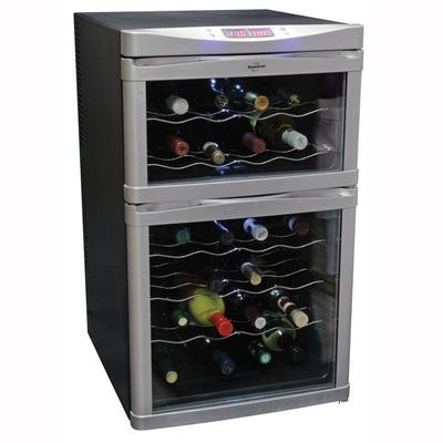 Koolatron WC24 Stainless Steel 24 Bottle Freestanding Wine Refrigerator