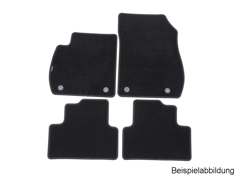 PETEX Fußmatte, Fußmattensatz velour - schwarz Fußmatte für HONDA 117626004 Image