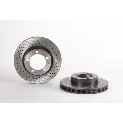 BREMBO Bremsscheibe COATED DISC LINE vorne rechts Gelocht/innenbel. 304mm für PORSCHE 99335104401 09.8421.11