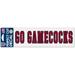 WinCraft South Carolina Gamecocks 3" x 10" Stacked Perfect Cut Decal