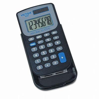 Victor 900 Handheld Calculator, Eight-Digit LCD