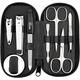 marQus Solingen Germany Manicure Sets for Women & Men 7 Pcs Set - Quality Grooming Kit Nail Clippers & Toenail Clippers, tweezers Nail Kit - Fabulous Gift for all Occasions