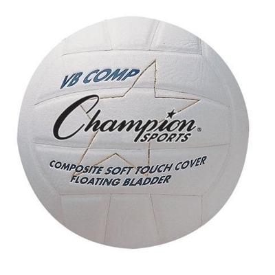 Champion Sports VB2 VB Pro Comp Official Size and Weight Volleyball in White VB2
