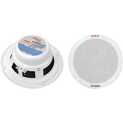 Pyle Plmr605w 6.5" Dual-Cone Marine Speakers, White