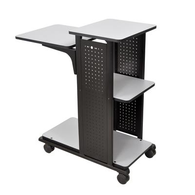 H. Wilson Mobile 4 Shelf Presentation Station WPS4