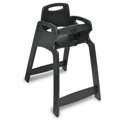 Central Tools CSL ECO 333-BLK Black Assembled Recycled Plastic High Chair