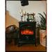 e-Flame USA Hamilton Electric Stove, Wood in Black | 21.6 H x 14.8 W x 10 D in | Wayfair EF-BLT04
