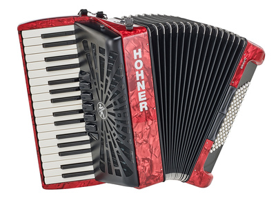 Hohner Bravo III 72 Red silent key