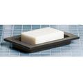 Gedy by Nameeks Minnesota Soap Dish Porcelain, Wood in Black | 1 H x 5 W x 4 D in | Wayfair Gedy 6651-29