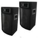 Audio-Technica MA Audio PA365X Pair 500W 6.5 3-Way Pro PA DJ Stand Mount Speakers