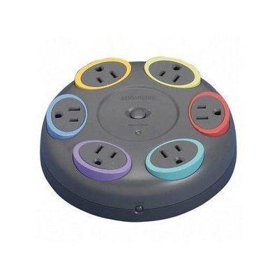 Kensington 62634 - SmartSockets Color-Coded Tbltop Surge Protector, 6 Outlets, 16ft Cord