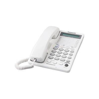 Panasonic Consumer-2-Line Feature Phone w/LCD - White