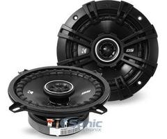 Kicker 2) Kicker 43DSC504 D-Series 5.25" 70 Watt 2-Way 4-Ohm Car Audio Coaxial Speakers