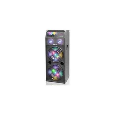 Pyle 1400 Watts Disco Jam Dual Passive DJ Speaker System with Flashing DJ Lights
