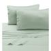 Tribeca Living 300 Thread Count Extra Deep Pocket Sheet Set Rayon from Bamboo/Rayon in Green | 94 H x 66 W in | Wayfair BAMB300SSTWSA