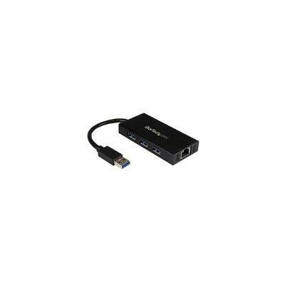 StarTech .com 3-Port Portable USB 3.0 Hub with Gigabit Ethernet Adapter