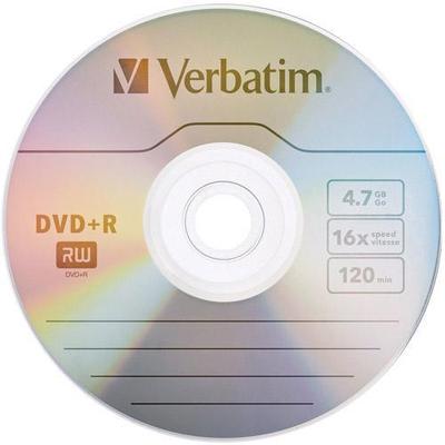 Verbatim 10PK DVD+R 16X 4.7GB BULK RETAIL BOX