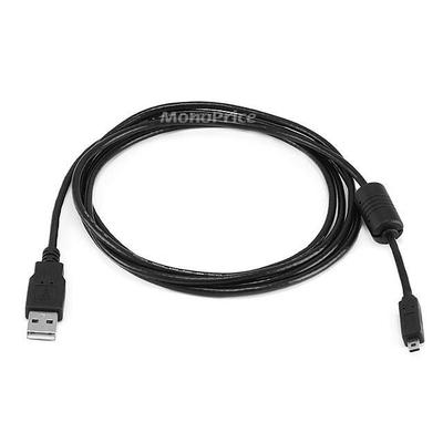 MonoPrice 2735 6 Ft A to Mini-B USB Cable for Pentax Panasonic Nikon Digital Camera
