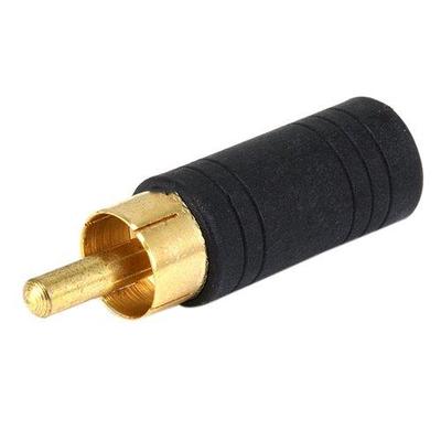 MonoPrice RCA Plug to 3.5mm Stereo Jack Adaptor - Gold Plated