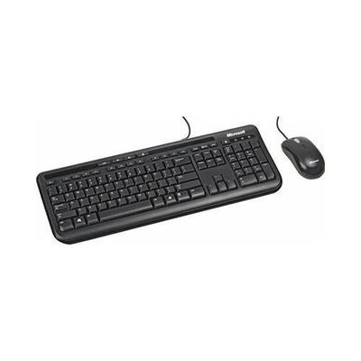 Microsoft APB-00001 Wired Desktop 600 USB Keyboard and Optical Mouse Combo - Black
