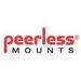 Peerless Modular Dual-Pole Pedestal Mount with 2M Black Poles