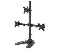 Generic Triple LCD Monitor Stand, Desk Mount, Free Standing, Heavy Duty &