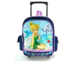 Disney Small Rolling Backpack - Disney - Tinkerbell - Fairies - Navy Blue New 614232