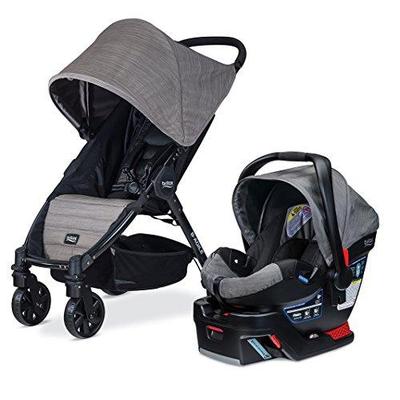 Britax B-Agile 4 & B-Safe 35 Travel System (Grey) One Size