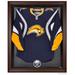Buffalo Sabres Brown Framed Logo Jersey Display Case